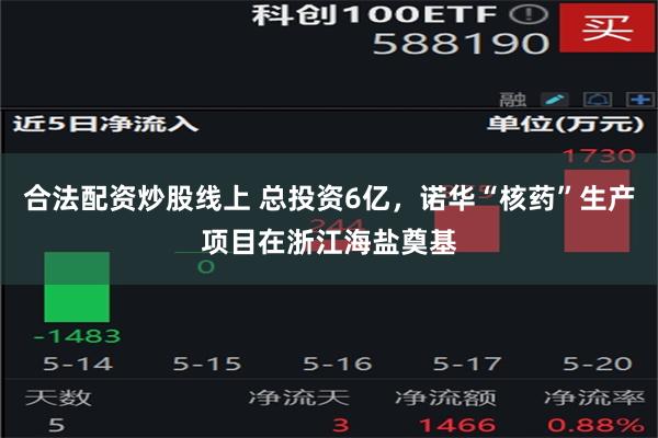 合法配资炒股线上 总投资6亿，诺华“核药”生产项目在浙江海盐奠基