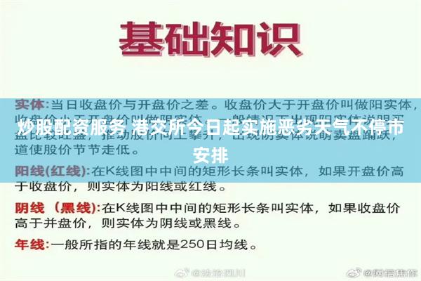 炒股配资服务 港交所今日起实施恶劣天气不停市安排