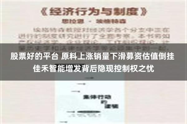 股票好的平台 原料上涨销量下滑募资估值倒挂 佳禾智能增发背后隐现控制权之忧