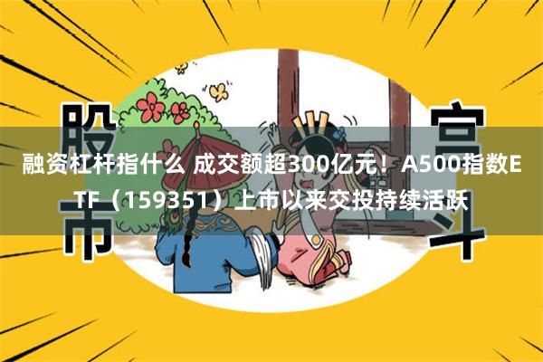 融资杠杆指什么 成交额超300亿元！A500指数ETF（159351）上市以来交投持续活跃